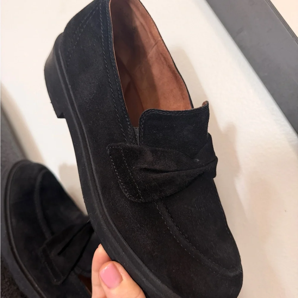 Paul Green Dark Suede Loafers - Picture 13 of 13